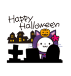 ハロウィン2★花うさちゃん [中国語繁体字]（個別スタンプ：2）