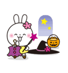 ハロウィン2★花うさちゃん [中国語繁体字]（個別スタンプ：5）