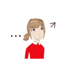女の子向けスタンプ（個別スタンプ：3）
