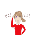 女の子向けスタンプ（個別スタンプ：4）