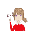 女の子向けスタンプ（個別スタンプ：8）