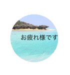 風景写真で挨拶スタンプ（個別スタンプ：8）
