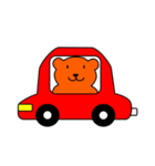 のりものくまさん（個別スタンプ：1）