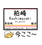 白新線 越後線 気軽に駅名連絡 この駅だよ（個別スタンプ：29）