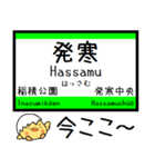 北海道 函館本線 気軽に今この駅だよ！（個別スタンプ：5）