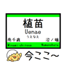 北海道 千歳線 室蘭線 気軽に今この駅だよ（個別スタンプ：16）