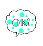 ふきだし(英単語)（個別スタンプ：15）