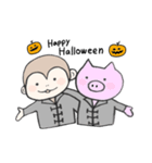 ポキコとプーコ。  〜ハロウィンver〜（個別スタンプ：16）