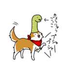 ご主人大好き犬-ジョンと鮫次郎5-（個別スタンプ：32）