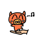手もちぶたさん（個別スタンプ：7）