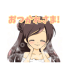 みーんなの元カノ藤田あずさの公式スタンプ（個別スタンプ：5）
