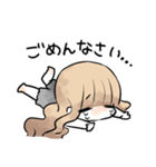 ゆるふわ少女とねこ（個別スタンプ：4）