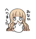 ゆるふわ少女とねこ（個別スタンプ：13）