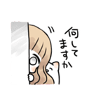 ゆるふわ少女とねこ（個別スタンプ：37）