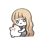 ゆるふわ少女とねこ（個別スタンプ：38）