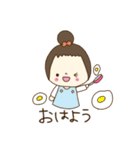 毎日使える女の子日常スタンプ（個別スタンプ：3）