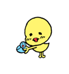 ピッピとちゅん①(文字なしバージョン)（個別スタンプ：24）