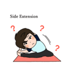 ” 幸せを運ぶヨガ ”・・ほのぼのスタンプ（個別スタンプ：21）