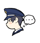 平社員と警備員さん（個別スタンプ：6）