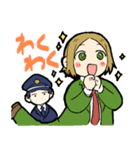 平社員と警備員さん（個別スタンプ：21）