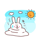 うさちゃんとくまさん（個別スタンプ：1）