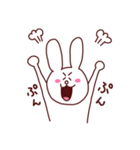 うさちゃんとくまさん（個別スタンプ：3）