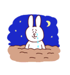 うさちゃんとくまさん（個別スタンプ：8）
