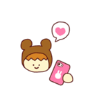 うさちゃんとくまさん（個別スタンプ：18）
