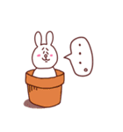 うさちゃんとくまさん（個別スタンプ：21）