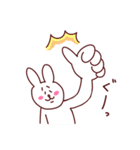 うさちゃんとくまさん（個別スタンプ：30）