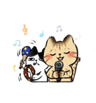 キジトラとハチワレ（個別スタンプ：37）