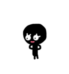 黒っ子さん（個別スタンプ：1）