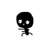 黒っ子さん（個別スタンプ：4）