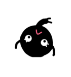 黒っ子さん（個別スタンプ：5）