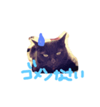 黒猫のんちゃんスタンプ by Rosinyan4（個別スタンプ：10）