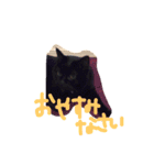 黒猫のんちゃんスタンプ by Rosinyan4（個別スタンプ：15）