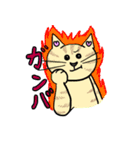 トラ猫とブチ猫の日常スタンプ（個別スタンプ：14）