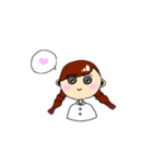 みつあみこちゃん◎（個別スタンプ：1）