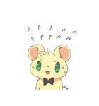 元気いっぱいまるい耳のいきもの（個別スタンプ：12）