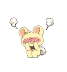 元気いっぱいまるい耳のいきもの（個別スタンプ：16）