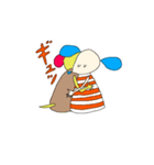 ゆるっとカラフルネズミ（個別スタンプ：14）