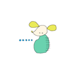 ゆるっとカラフルネズミ（個別スタンプ：17）