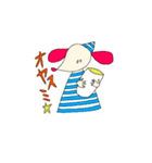ゆるっとカラフルネズミ（個別スタンプ：19）