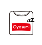 語れ！ロゴボックスTシャツ〜日常〜（個別スタンプ：4）