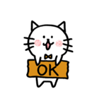 蝶ネクタイねこちゃん（個別スタンプ：12）