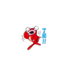 おしゃべり手描きんぎょ（個別スタンプ：5）