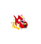 おしゃべり手描きんぎょ（個別スタンプ：7）