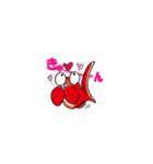 おしゃべり手描きんぎょ（個別スタンプ：10）