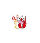 おしゃべり手描きんぎょ（個別スタンプ：11）