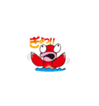 おしゃべり手描きんぎょ（個別スタンプ：23）